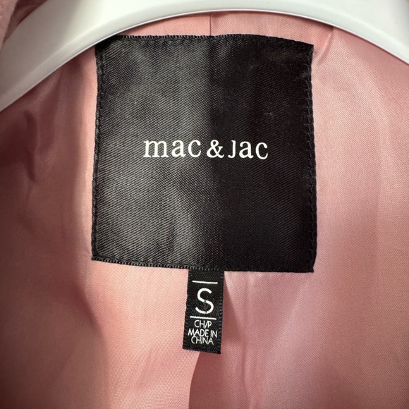 mac & jac Pink Ruffled Pea Coat - Picture 2 of 2